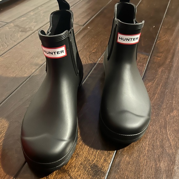 Hunter original Chelsea black boots size 7 brand new new in box $140 - Picture 6 of 6